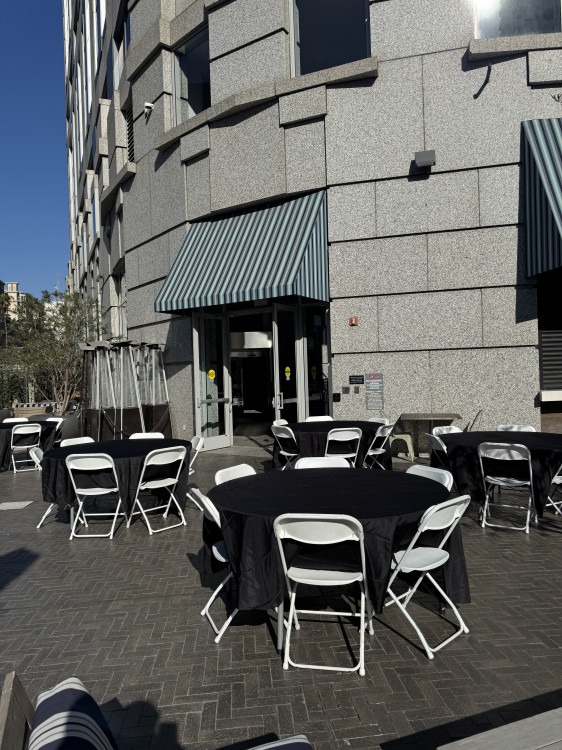 Elegant and reliable tables and chairs rentals in Inglewood, CA for events.